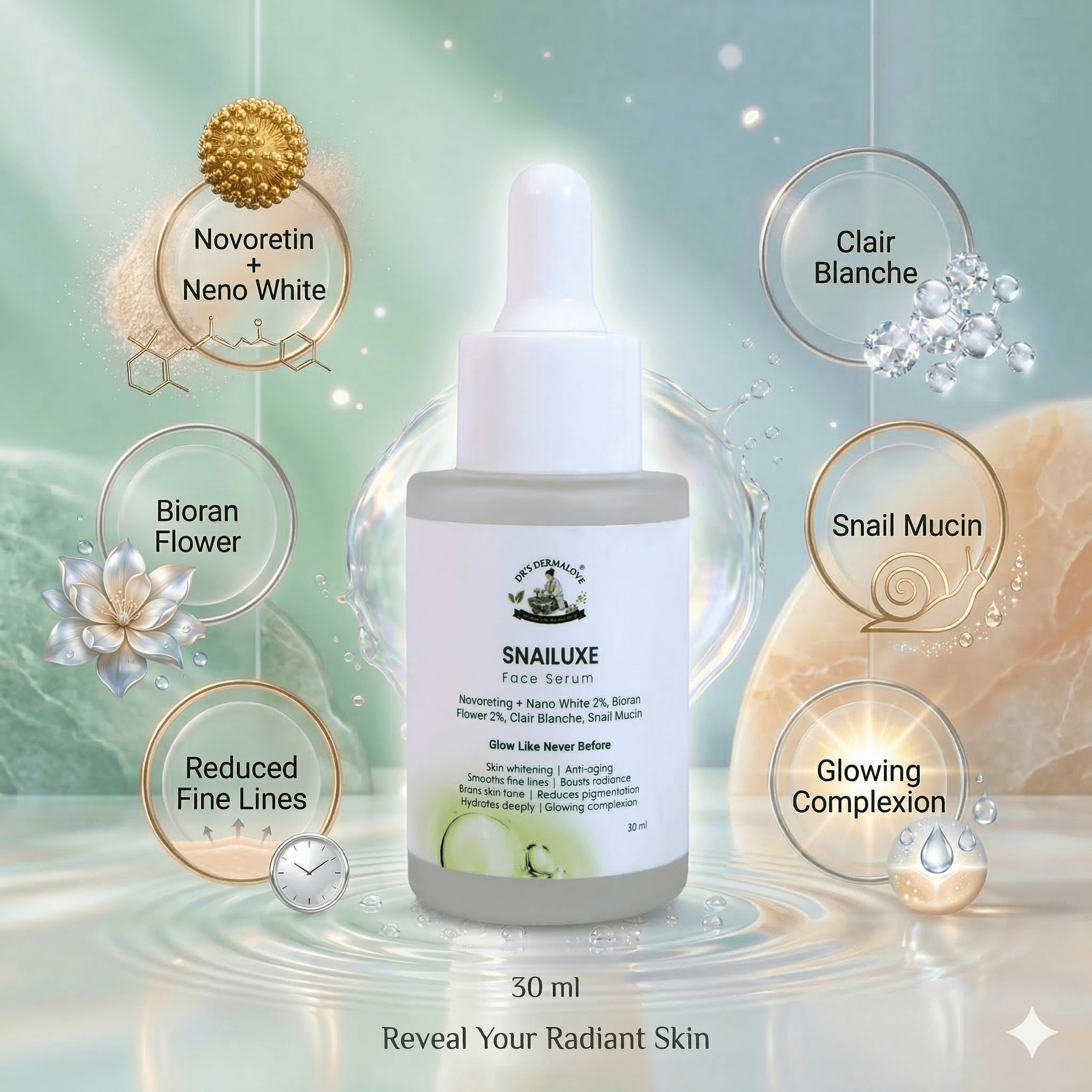 Snailuxe Face Serum 3